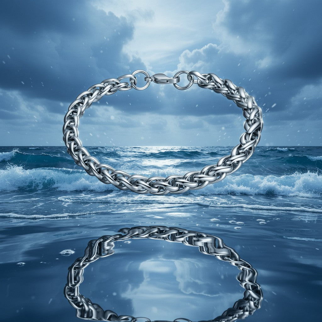 Steel Bloom Bracelet